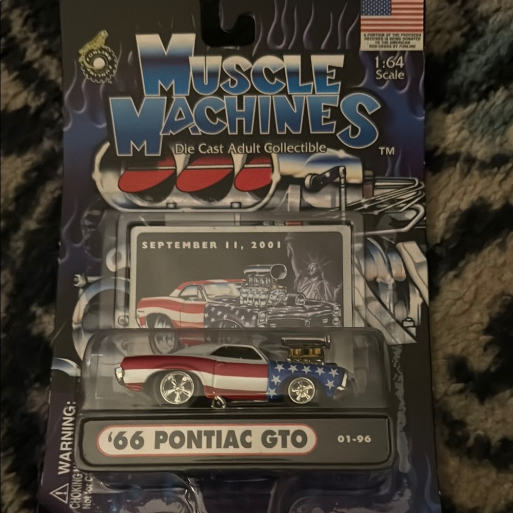 New Muscle Machines '66 Pontiac GTO Die Cast Collectible